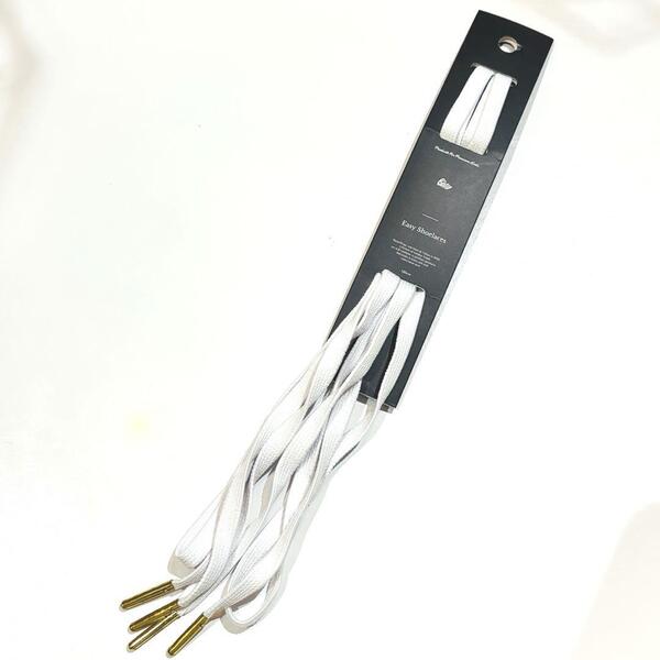 KicksWrap Easy Shoelaces 白 120㎝ kicks