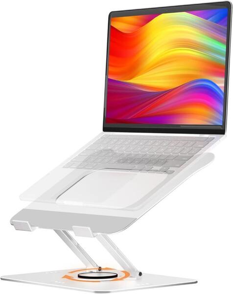 未使用品ノートパソコンスタンド 360回転式 折りたたみ 17インチPC対応