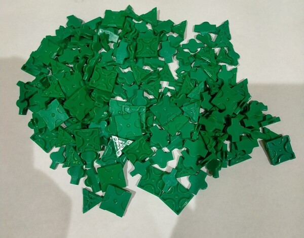 【中古】LaQラキュー緑197ピース