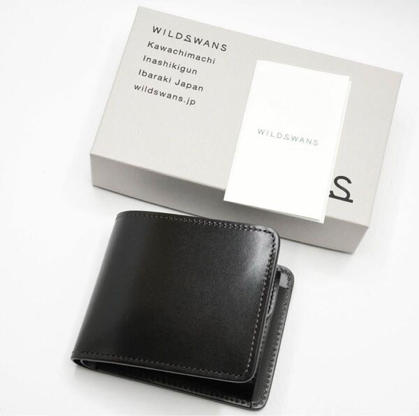 極美品 WILDSWANS サドル グランウダー / ワイルドスワンズ GROUNDER 二つ折り財布 小銭入れ付き 牛革 本革 サドルプルアップ