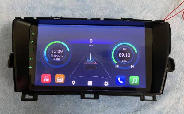 【特別価格】AT01 30系プリウス アンドロイドカーナビ 2+32G 9インチ Carplay 取付キット付 黒色