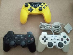 【故障品】Switch PS3 PS2 コントローラー 3個 故障品 ジャンク品