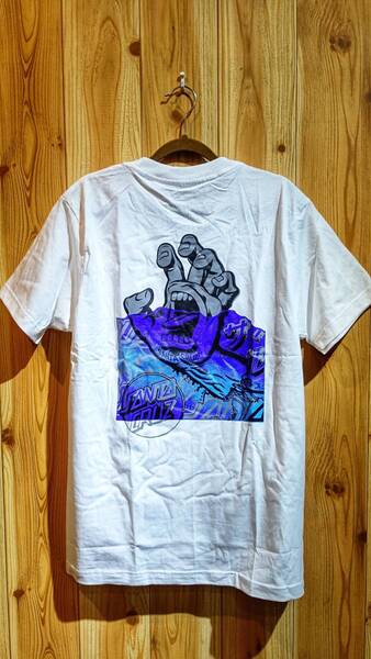 サンタクルーズ(SANTA CRUZ)・Lサイズ・スケーター系Tシャツ・新品・入荷・白・激安超特価・⑤