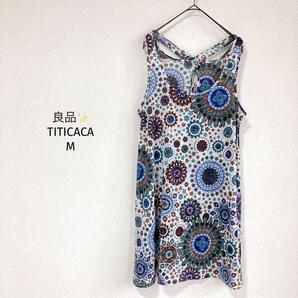 チチカカ TITICACA チュニック【M】総柄 アジアン エスニック 良品