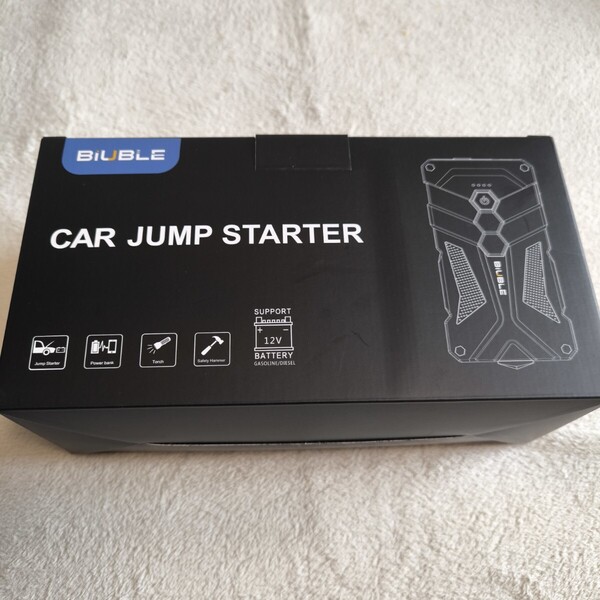 新品 BIUBLE ジャンプスターター 21800mAh 3000Aピーク電流 12V 車用エンジンスターター モバイルバッテリー 日本語取説付 PSE認証