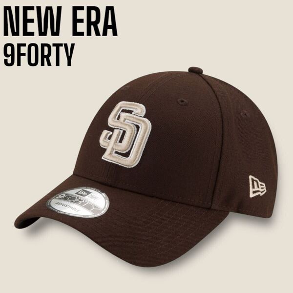 ニューエラ newera キャップ 9FORTY MLB パドレス ブラウン サンディエゴ Padres 帽子