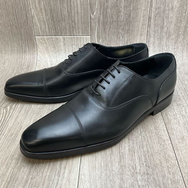 【アウトレット】Orobianco◆内羽根ストレートチップ◆サイズ45(28.0cm)◆ブラック◆オロビアンコ紳士革靴イタリア製ビジネスシューズ黒