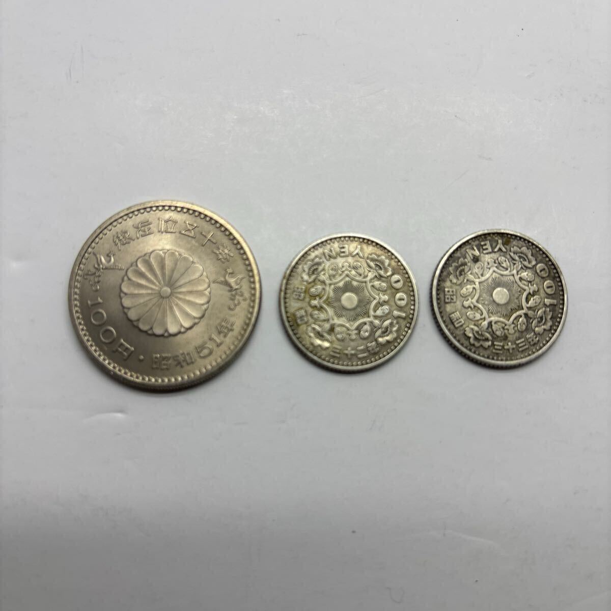 100円銀貨： プルーフ硬貨 昭和32年~51年オリンピック