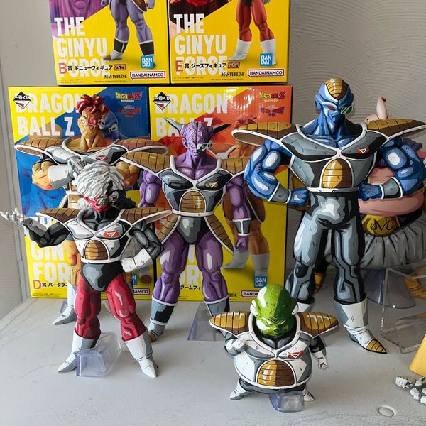 ドラゴンボール 一番くじ ギニュー特戦隊 グルド ジース リクーム ギニュー バータ フィギュア リペイント 二次元彩色 フリーザ