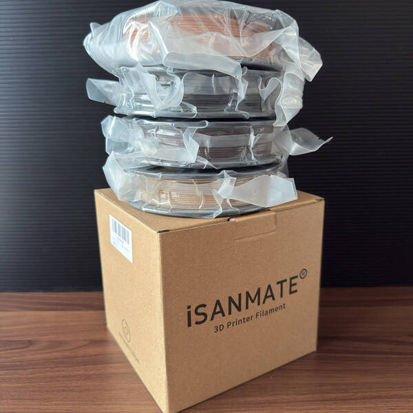 【未開封3/4】iSANMATE 木製 PLA 1.75mm 250g×4色 3Dプリンター フィラメント +/-0.03mm Wood PLA (20% Wood+80% PLA+)【送料無料】