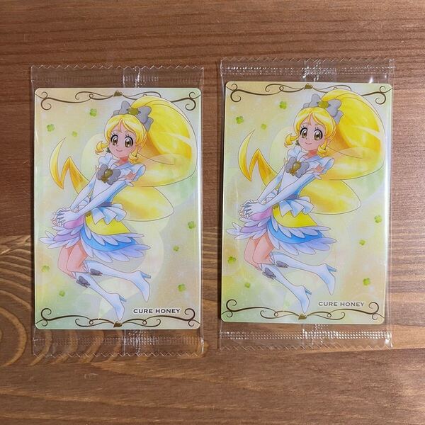 プリキュアウエハース11 N ノーマル No.05 キュアハニー イノセントフォーム ハピネスチャージプリキュア 未使用 2枚セット