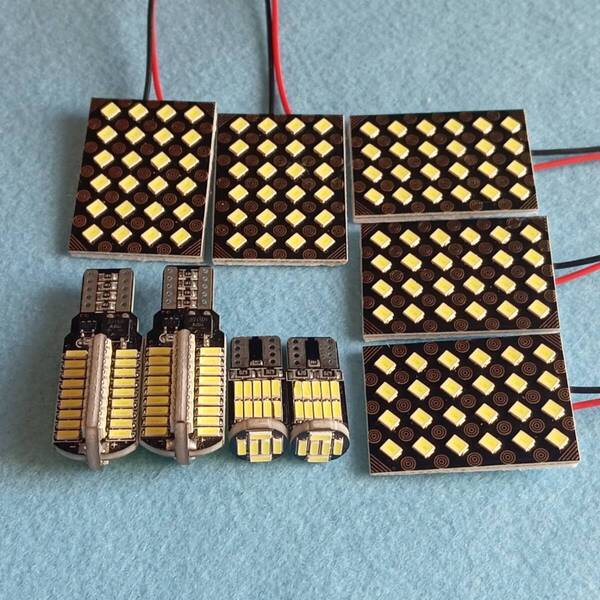 E26 NV350 キャラバン GX 超爆光!T10 LED ルームランプ バックランプ ナンバー灯 9個セット ホワイト 日産 /72/26/c24/
