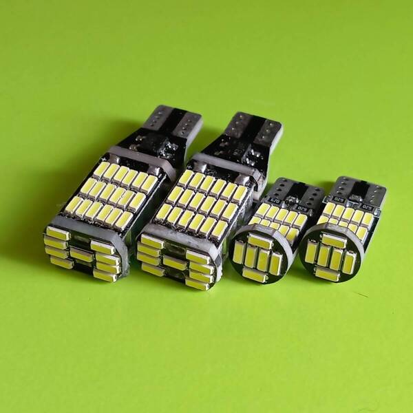 E51 エルグランド E52 エルグランド ライダー 爆光!バックランプ スモール ポジション球 T10 T16 LED 4点セット ホワイト /45/26