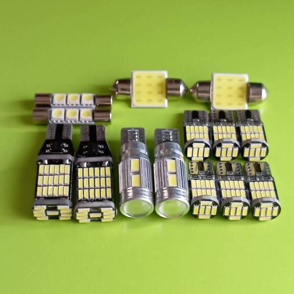 Z51系 ムラーノ 超爆光! T10 LED ルームランプ バックランプ ポジション ナンバー灯 14個セット ホワイト 日産 /45/10/f3/t31/26