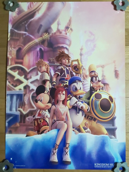 キングダムハーツ トリニティマスターピース 非売品 光沢 ポスター B2サイズ