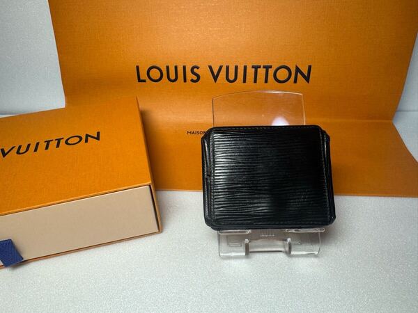 良品!! ルイヴィトン エピ コインパース ボワット 黒 小銭入れ 財布 長財布 LOUIS VUITTON
