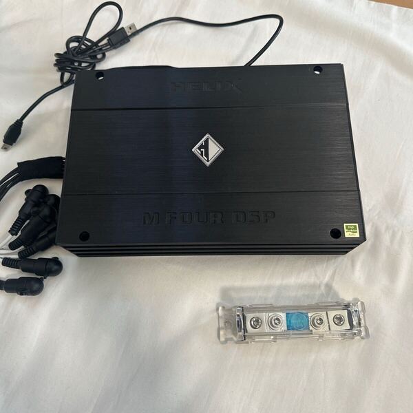 HELIX M-FOUR DSP 10ch DSP内蔵 4chパワーアンプ カーオーディオ店取り外し