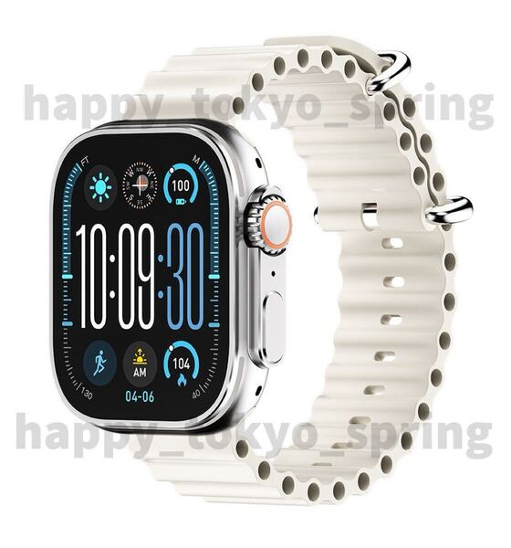 新品 Apple Watch Ultra2 代替品 2.19インチ 大画面 S9 スマートウォッチ 通話 音楽 健康 スポーツ 防水 血中酸素 android iOS 血圧
