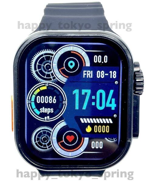 新品 Apple Watch Ultra2 代替品 2.19インチ 大画面 S9 スマートウォッチ 通話 音楽 多機能 健康 スポーツ 防水 血中酸素 android 血圧