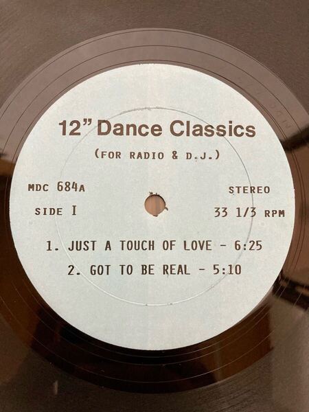 SLAVE - GAP BAND / Just A Touch Of Love / Outstanding (Long Version) 12” レコード