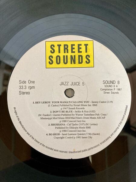 Various Jazz Juice 5 LP レコード