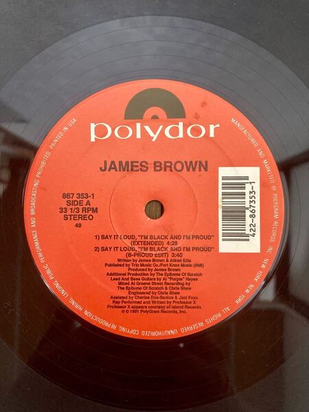 James Brown Say It Loud, I'm Black And I'm Proud The Hip-Hop Remix レコード