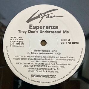Esperanza They Don't Understand Me 12” レコード