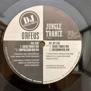 Orfeus Jungle Trance 12” レコード