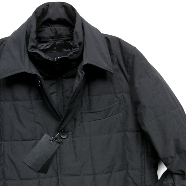 ◇◆D`URBAN(ダーバン)/味変可能な2way!オンオフ幅広いシーンで活躍してくれるスクエアキルティング中綿ジャケット【M】/8.8万