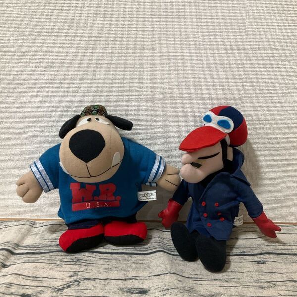 非売品 レトロ 当時物 チキチキマシン猛レース ケンケン ブラック魔王 ぬいぐるみ アメコミ キャラクター アメトイ サンライク