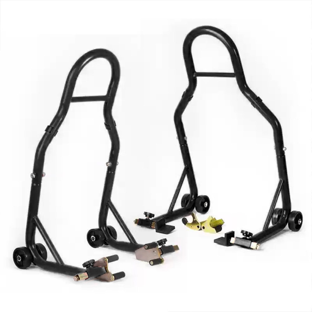 バイク汎用スタンドセット メンテナンススタンド 前後用 耐久性抜群 最大耐荷重3