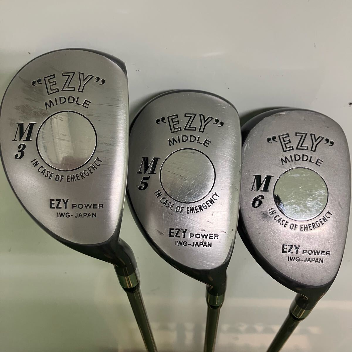EZY POWER MIDDLE メンズゴルフユーティリティ型アイアン3本セット Yahoo!オークション -「ezy power」(ユーティリティ) (男性右