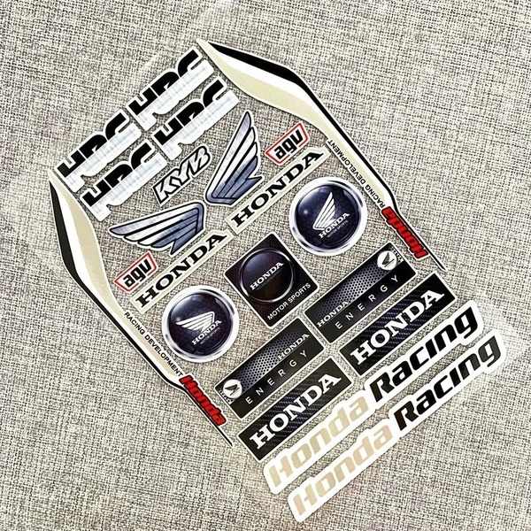 【ゆうパケット送料込】HONDA(ホンダ) 大判ステッカー 横30cm×縦21cm ⑦
