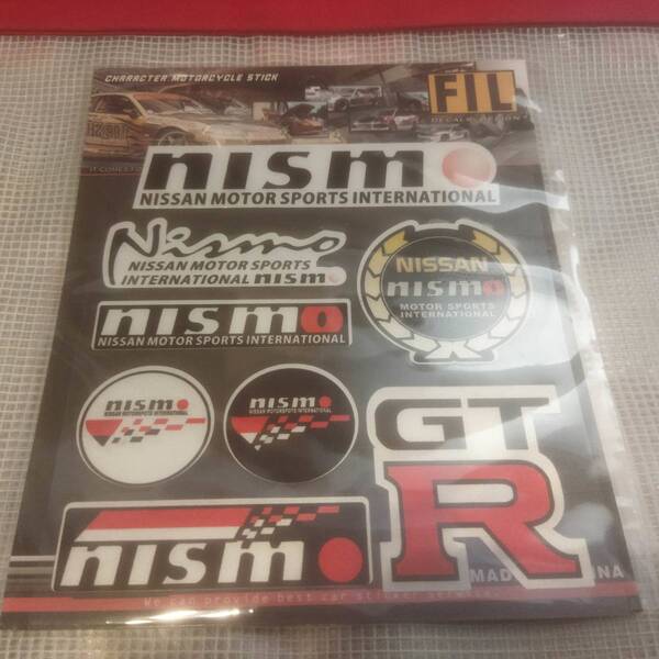 【ゆうパケット送料込】NISMO(ニスモ) ステッカー 横14cm×縦15cm ① 日産 GTR