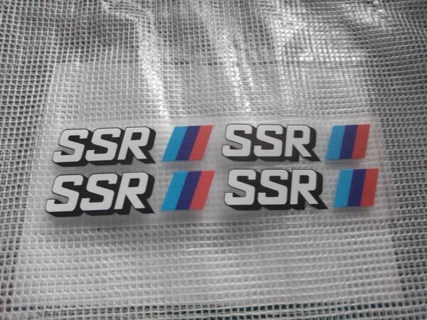 【ゆうパケット送料込】SSR(スピードスターレーシング) ステッカー ホワイト ③