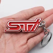 【ゆうパケット送料込】STI キーホルダー 横6cm×縦2.5cm スバル SUBARU