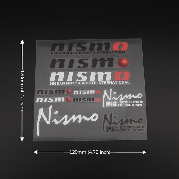 【ゆうパケット送料込】NISMO ステッカー 横12cm×縦12cm ① 日産 ニスモ