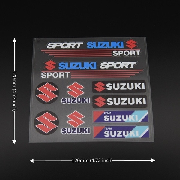 【ゆうパケット送料込】SUZUKI ステッカー 横12cm×縦12cm ① スズキスポーツ