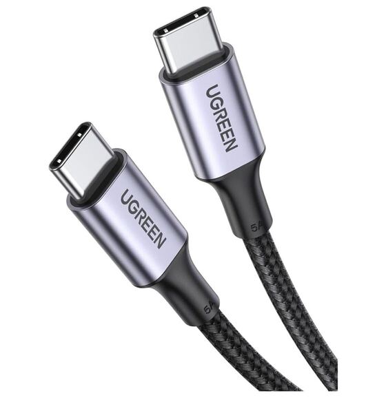 UGREEN USB Type CケーブルPD対応100W/5A 超急速充電USB C to USB C 断線防止 iPhone 16、MacBook Pro 2m