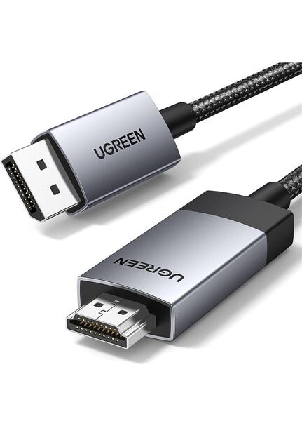 UGREEN DisplayPort HDMI 変換 ケーブル 1M アクティブ式 【4K@60Hz/DP入力HDMI出力/単方向伝送】ディスプレイポート HDMI 変換アダプタ