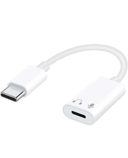 USB-C からライトニングへ アダプター iPhone オーディオ変換ケーブル