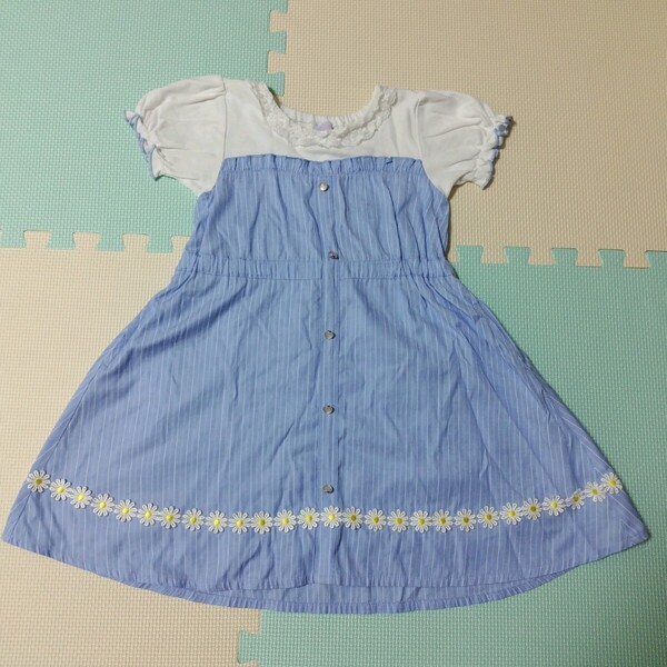 アクシーズファムキッズ☆半袖ワンピース☆ポケット付き☆120cm(キッズMサイズ)☆女の子
