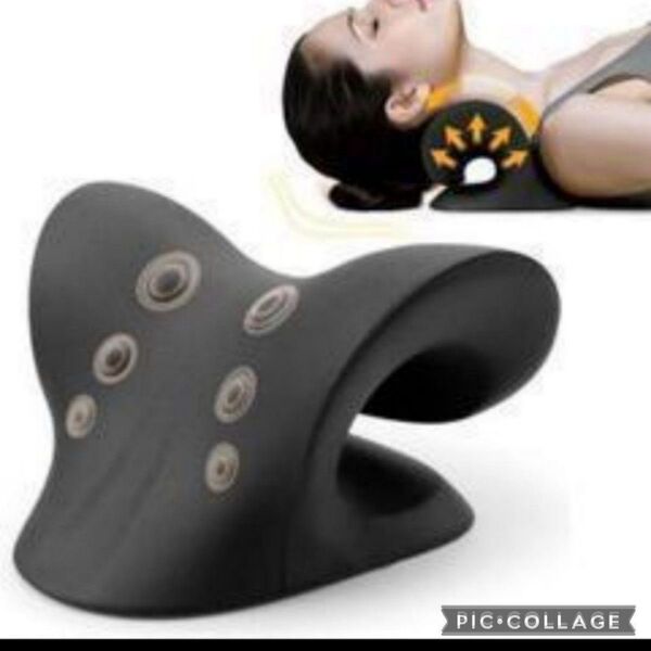 【ご自宅でたった5分セルフ整体】首枕 ストレートネック ネックピロー ストレッチ 次世代型 肩こり 疲労回復 肩甲骨 伸ばす