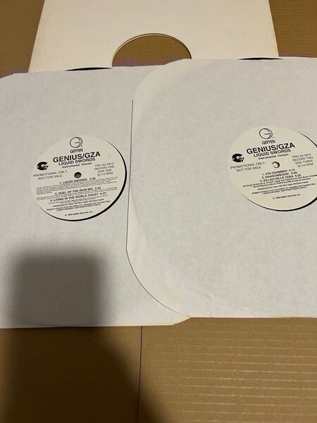 Gza Liquid Swords (Instrumental Version) USプロモオンリー 2LP Wu Rza