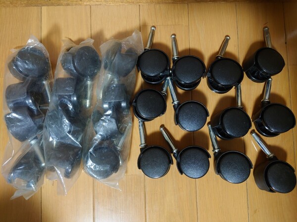 【未使用・自宅中古保管品】キャスター24個セット DIY
