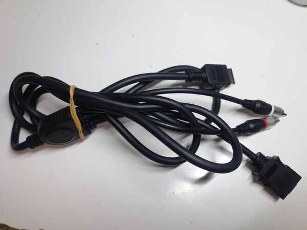 D端子ケーブル PS2 PS3用 HORI製 RCA 動作確認済 送料無料