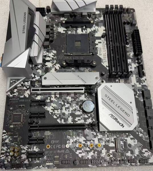 M5104 中古ジャンク品 マザーボード Asrock-B450-STEEL LEGEND 動作未確認品