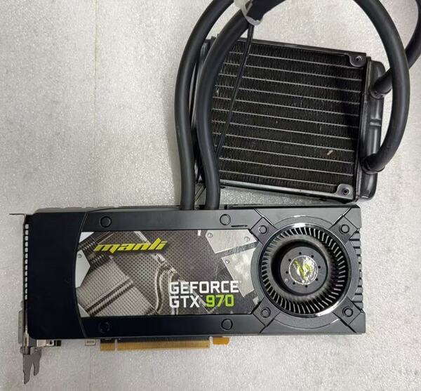 B591 中古良品ビデオカード Manli GTX970 動作確認済
