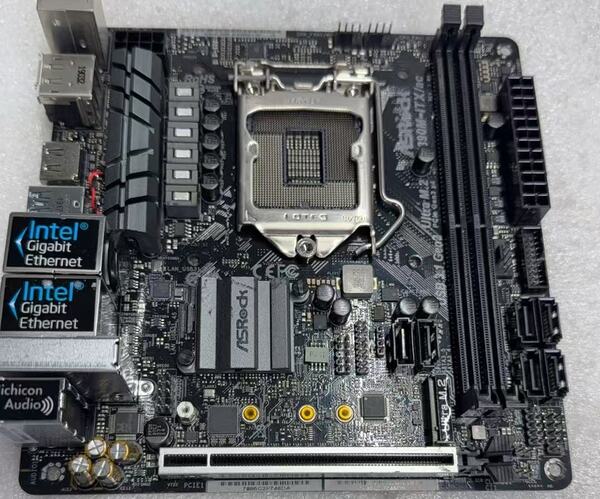 M5315 中古ジャンク品 マザーボード Asrock-Z390M-ITX・AC 動作未確認品
