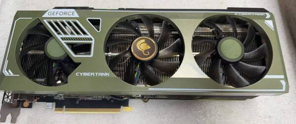 B5291 中古良品ビデオカード NVIDIA-RTX4070Ti Gallardo-12GB 動作確認済・ファン一つ不良・動作できます